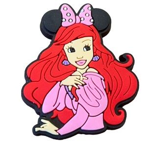 Little Mermaid Ariel Croc Charm